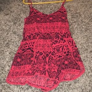 Red & Black, LA Hearts Romper